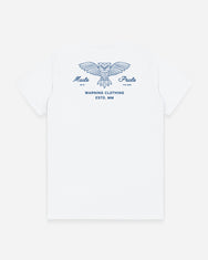 Warning Clothing - Hootie Graphic Tees | Denim Blue, White