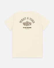 Warning Clothing - Be Outside Graphic Tees | Cream