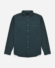 Warning Clothing - Fund Linen Regular Slim Fit Shirt | Black, Saphire, Hazel, Jade, Maize, Off White