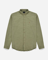 Warning Clothing - Fund Linen Regular Slim Fit Shirt | Black, Saphire, Hazel, Jade, Maize, Off White