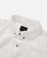 Warning Clothing - Fund Linen Regular Slim Fit Shirt | Black, Saphire, Hazel, Jade, Maize, Off White