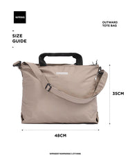 Warning Clothing - Outward Tote Bags | Black, Navy, Army, Khaki