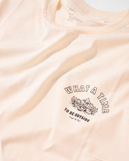 Warning Clothing - Be Outside Graphic Tees | Cream