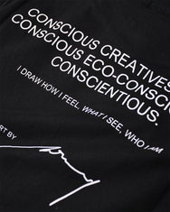 Warning Clothing - Consciuos Graphic Tees | Black