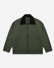 Warning Clothing - Elden Boxy Work Jaket Canvas Army