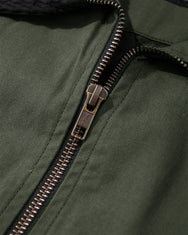 Warning Clothing - Elden Boxy Work Jaket Canvas Army