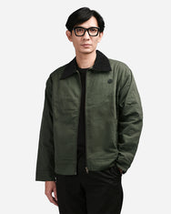 Warning Clothing - Elden Boxy Work Jaket Canvas Army