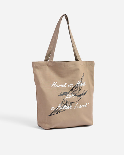 Warning Clothing - Hand In Hand Tote Bags