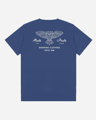 Warning Clothing - Hootie Graphic Tees | Denim Blue, White