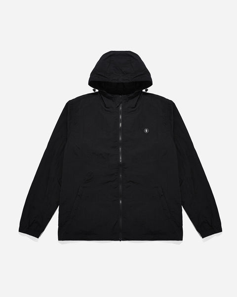 Warning Clothing - Liavin Wind Breaker Crinkled Jacket | Hitam, Beige