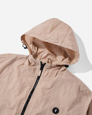 Warning Clothing - Liavin Wind Breaker Crinkled Jacket | Hitam, Beige