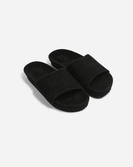 Warning Clothing - Medatsu Sandals Slip On Suede | Black, Dark Brow, Dark Grey, Khaki