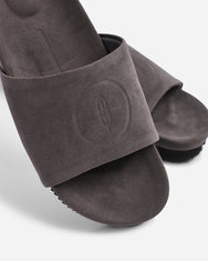 Warning Clothing - Medatsu Sandals Slip On Suede | Black, Dark Brow, Dark Grey, Khaki