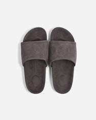 Warning Clothing - Medatsu Sandals Slip On Suede | Black, Dark Brow, Dark Grey, Khaki