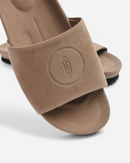 Warning Clothing - Medatsu Sandals Slip On Suede | Black, Dark Brow, Dark Grey, Khaki