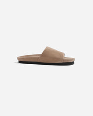 Warning Clothing - Medatsu Sandals Slip On Suede | Black, Dark Brow, Dark Grey, Khaki