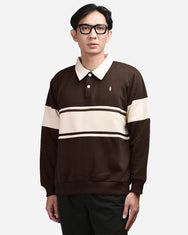 Warning Clothing - Ozzy Sweater Rugby | Black, Dark Brown, Brown, Navy, Dark Green