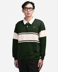 Warning Clothing - Ozzy Sweater Rugby | Black, Dark Brown, Brown, Navy, Dark Green