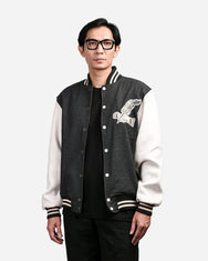 Warning Clothing - Pride Varsity Jacket Black & Brown