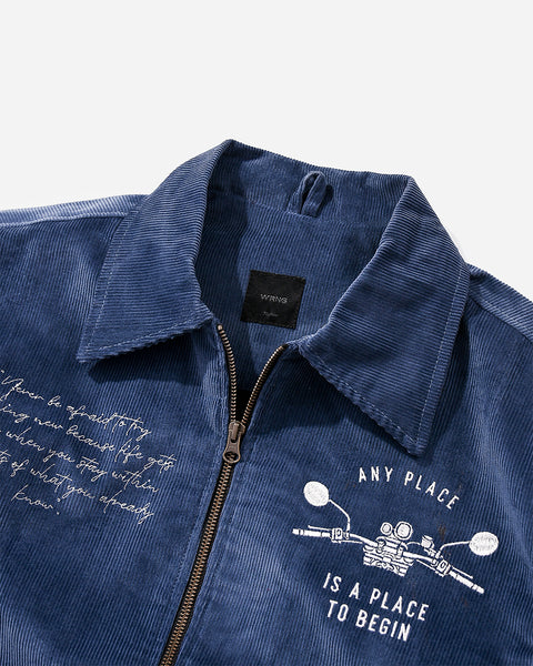 Warning Clothing - The Limits Worker Jacket | Navy,Brown